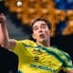 Brasileiro Hugo Calderano em ação no WTT Star Contender Goa, na Índia (Divulgação/WTT)