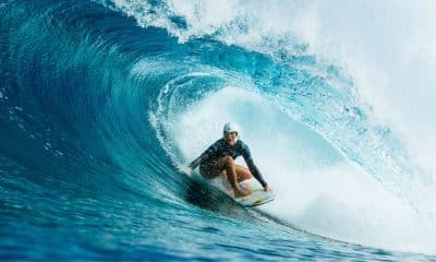 Brasileira Tatiana Weston-Webb em ação na etapa de Pipeline da WSL (Foto: WSL)