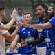 Equipe do Sada Cruzeiro em ação na Superliga Masculina (Reprodução/Twitter/@sadacruzeiro)