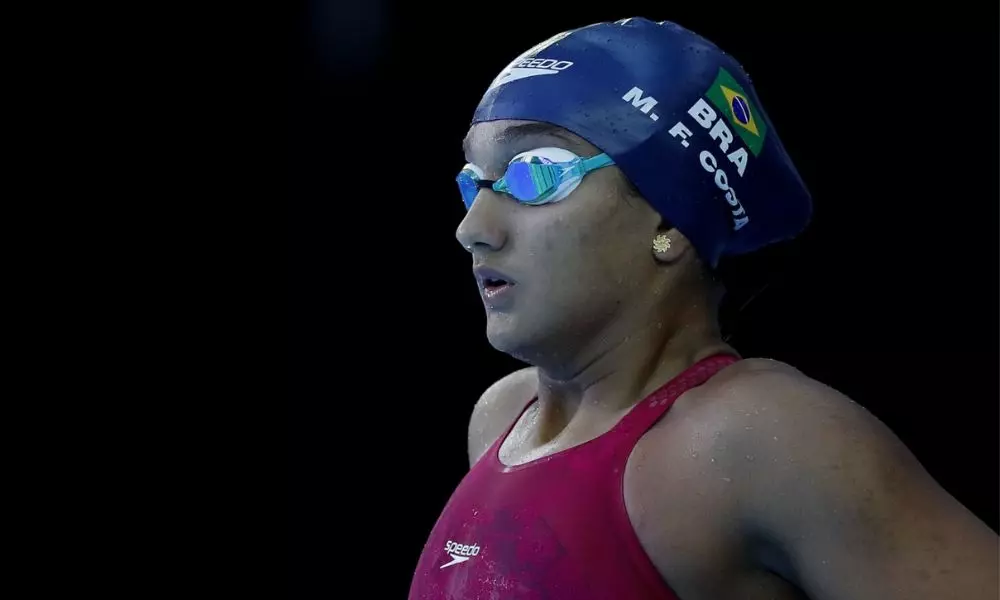 Brasileira Maria Fernanda Costa, destaque do país no Mundial de Doha (Satiro Sodré/CBDA)