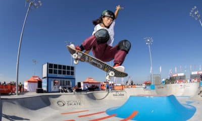 Brasileira Isadora Pacheco em ação no Pro Tour (Foto: Julio Detefon/CBSk)