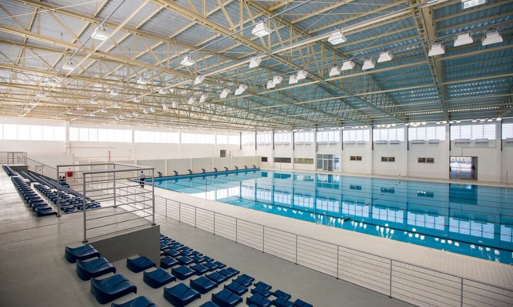Piscina do Centro de Treinamento Olímpico da Aeronáutica, sede da seletiva olímpica do Brasil (Foto: Miriam Jeske)