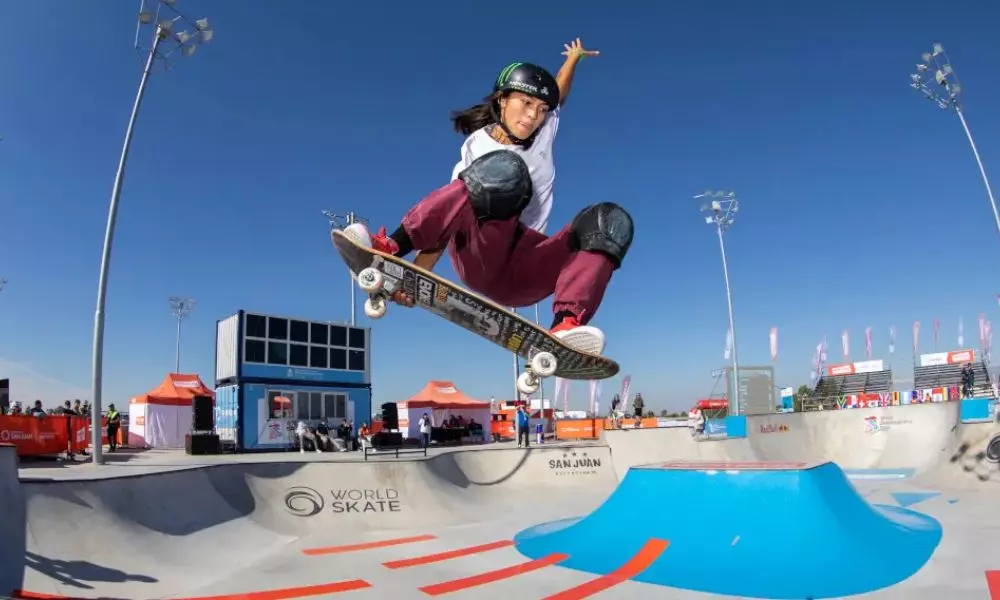 Brasileira Isadora Pacheco, destaque do país na abertura do Pro Tour de Dubai (Julio Detefon/CBSk)