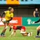 Yaras em ação no Circuito Mundial de rugby sevens (Divulgação/Brasil Rugby)