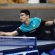 Eric Jouti rebate bolinha no WTT Feeder de Manchester de tênis de mesa (Foto: WTT)