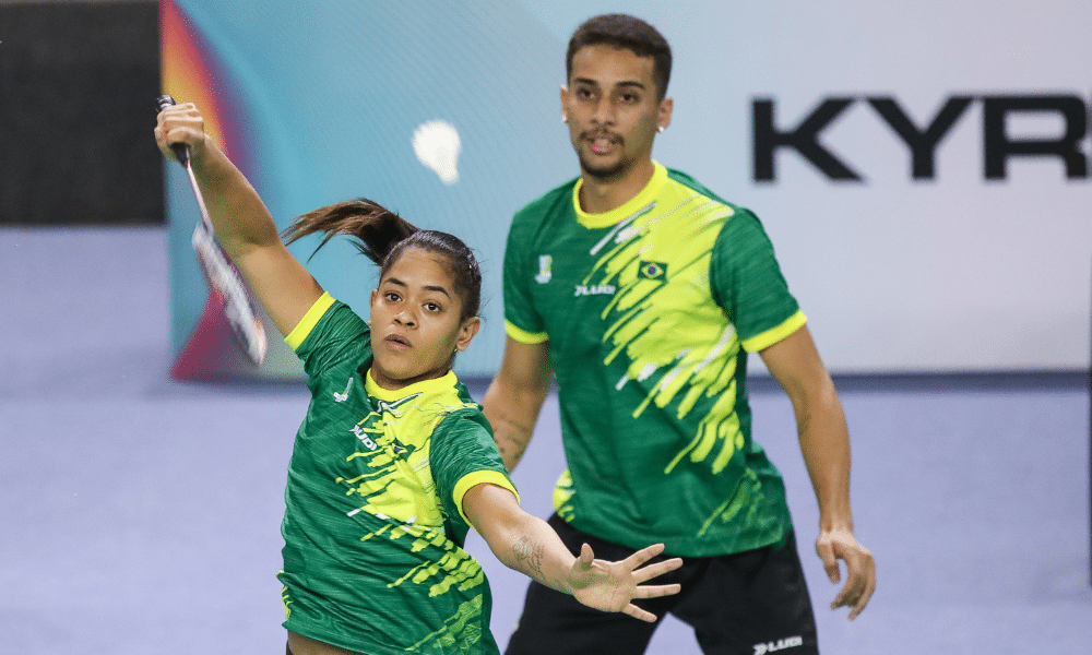 Jaqueline Lima e Fabrício Farias em Internacional Challenge do Irã de badminton Mundial de badminton Paris