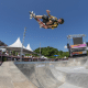 Kalani Konig mandando aéreo no Park do STU National de Floripa