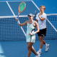 Luisa Stefani e Demi Schuurs no WTA 1000 de Doha