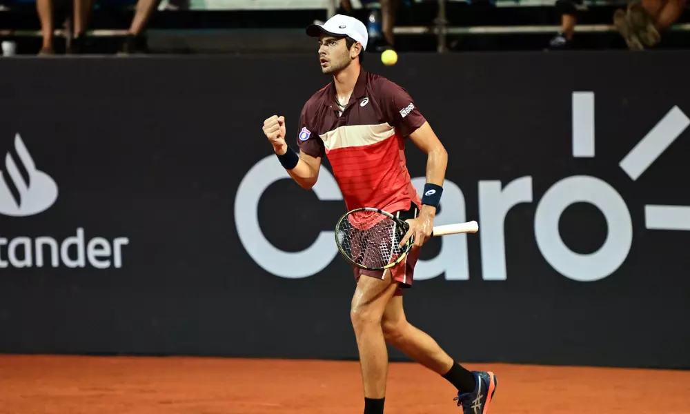 Matheus Pucinelli, no Challenger de Santiago