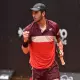 Matheus Pucinelli comemora ponto no Challenger de Piracicaba, Challenger de Amersfoort Challenger de São Paulo Gabriel Roveri