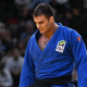 Rafael Macedo com cara de bravo no Grand Slam de Paris de judô, Paris-2024,