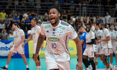 Cledenílson após vitória do Sada Cruzeiro contra o Minas na Superliga Masculina de vôlei