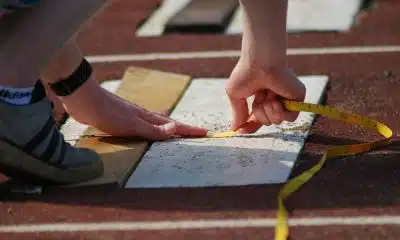 salto em distância medição