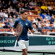 Thiago Monteiro vibra com ponto em jogo da Copa Davis de Tênis