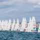 Barcos no Mundial de 470 de vela na Espanha