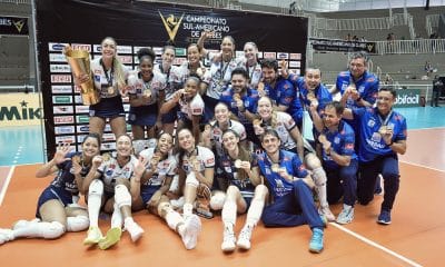 tabela do Sul-Americano de clubes de vôlei feminino Minas Tênis Clube Minas campeão