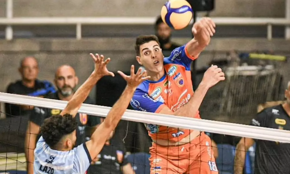 Farma Conde São José x Apan Blumenau no Sul-Americano de Clubes de vôlei masculino