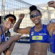 Andressa e Thainara após vaga na chave principal do Challenge do Recife