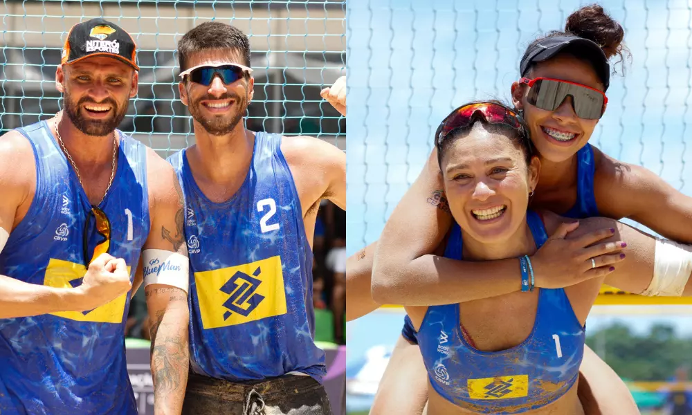 Márcio Gaudie/Pedro e Larissa/Neide (foto: Maurício Val/Inovafoto/CBV)