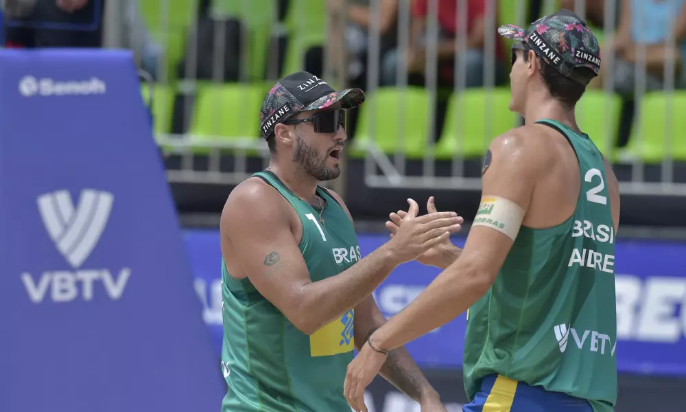 André/George no Challenge do recifede vôlei de praia