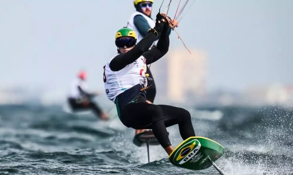 Bruno Lobo, quarto colocado no Europeu de Formula Kite (Robert Hajduk/IKA Media)