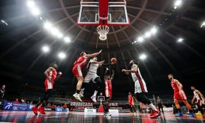 Partida entre Flamengo e Paulistano, válida pela temporada regular do NBB (Foto: Gilvan de Souza/CRF)