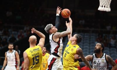 Confronto entre Flamengo e São José pelo NBB (Gilvan de Souza/CRF)