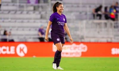 Angelina, jogadora brasileira do Orlando Pride (Foto: NWSL)