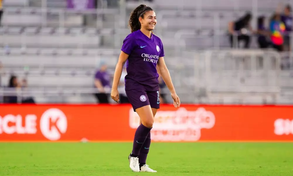 Angelina, jogadora brasileira do Orlando Pride (Foto: NWSL)