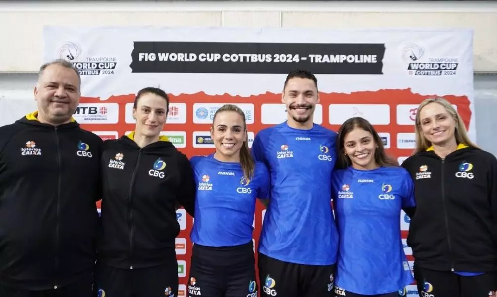Ginástica, Trampolim, Camilla, Alice, Rayan, Copa, Mundo, Olímpiadas, Cottbus