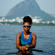 Isabelle Falck no Campeonato Sul-Americano de Remo