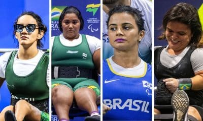 Lara Lima, Tayana Medeiros, Maria Rizonaide e Cristiane Alves quebraram recordes na abertura do Circuito Nacional de halterofilismo