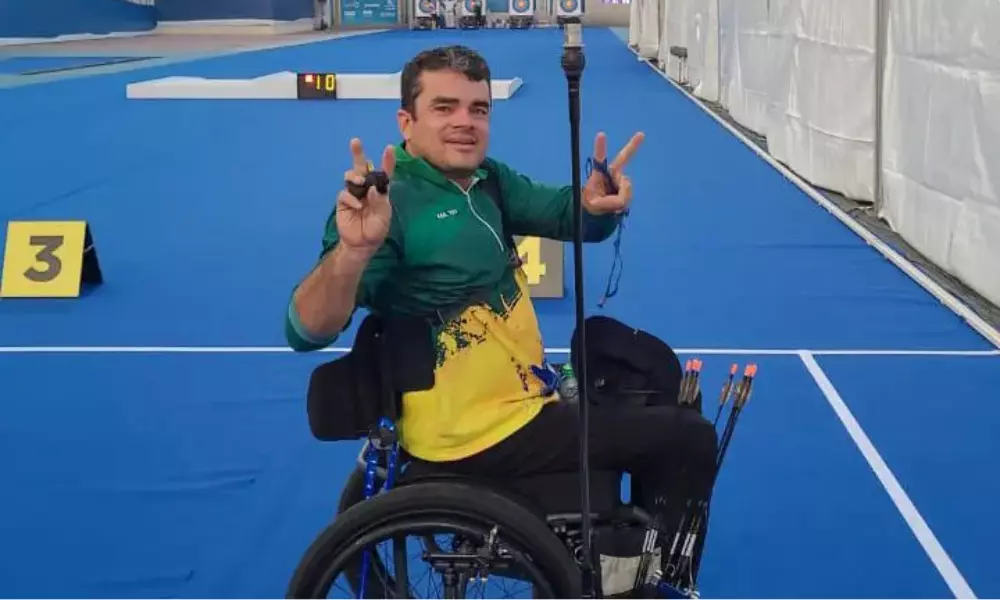 Luciano Rezende do tiro com arco paralímpicp
