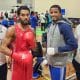 Luiz Oliveira, o Bolinha, e Wanderson de Oliveira, o Shuga, no Pré-Olímpico Mundial de boxe
