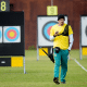 Marcus D'Almeida logo após disputa do WRE Brasil de tiro com arco