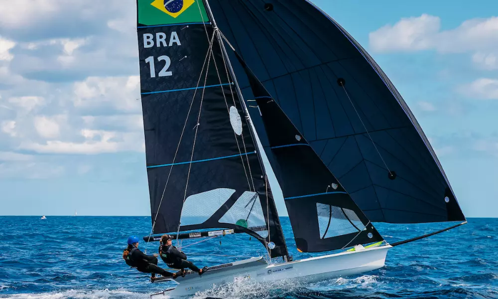 Martine e Kahena no Mundial da 49er FX