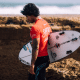 Gabriel Medina entrando no mar durante o ISA Games