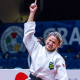 Larissa Pimenta comemora ouro no Grand Prix da Áustria de judô
