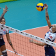 Pri Daroit ataca no jogo entre Minas e Fluminense nas quartas da Superliga Feminina de vôlei