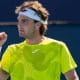 Na imagem, Thiago Wild vibrando com a vitória no Masters 1000 de Miami.