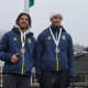 Gustavo Ferreira e Onias Mirbel com a medalha de prata no peito