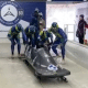 Trenó do Brasil na disputa do four-man da Copa América de bobsled