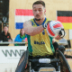 Jogador do Brasil no Qualificatório do Rugby em cadeira de rodas