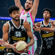Bruno Caboclo em jogo do Partizan na Euroliga