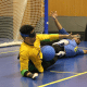 Emerson e Leomon durante fase de treinamento do goalball