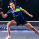 Hugo Calderano em partida contra Felix Lebrun no WTT Champions Incheon