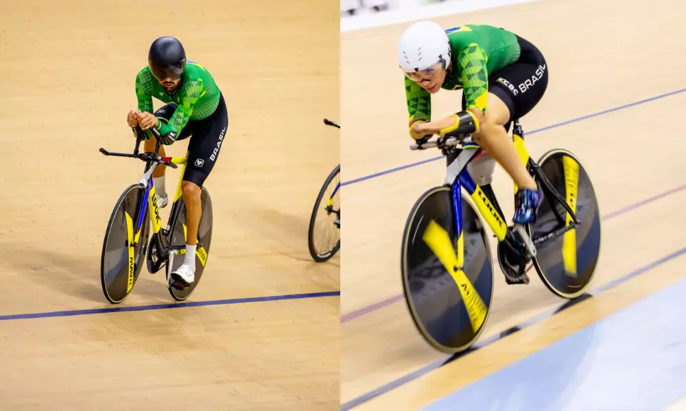Lauro Chaman e Sabrina Custódia no Mundial de paraciclismo