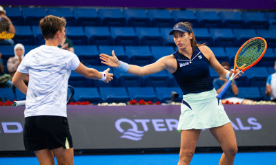 Luisa Stefani e Demi Schuurs no WTA 1000 de Indian Wells