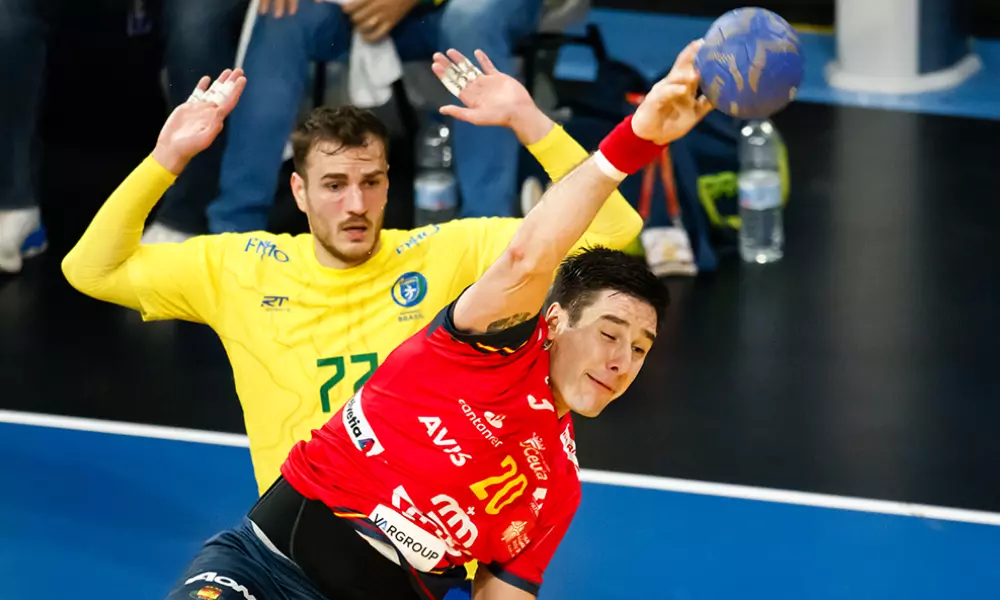 Espanha e Brasil no Pré-Olímpico de handebol masculino