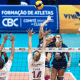 Minas x Fluminense na Superliga Feminina - Pri Daroit ataca contra o bloqueio tricolor